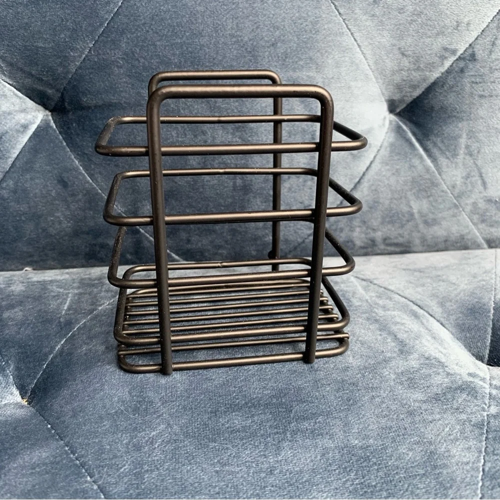Set of 4 shower bathroom organizers soap dish tray